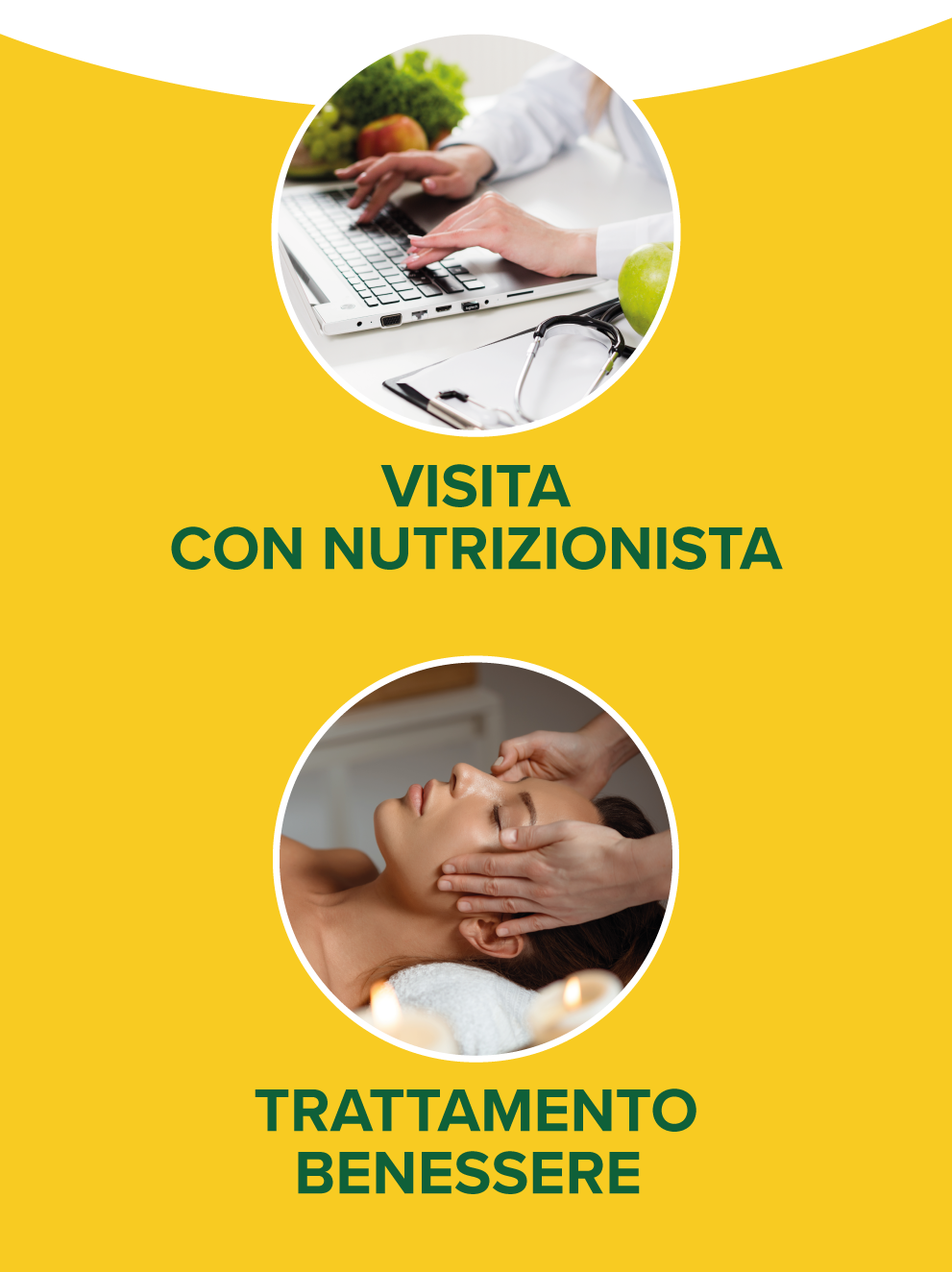 Visita con nutrizionista o Trattamento benessere
